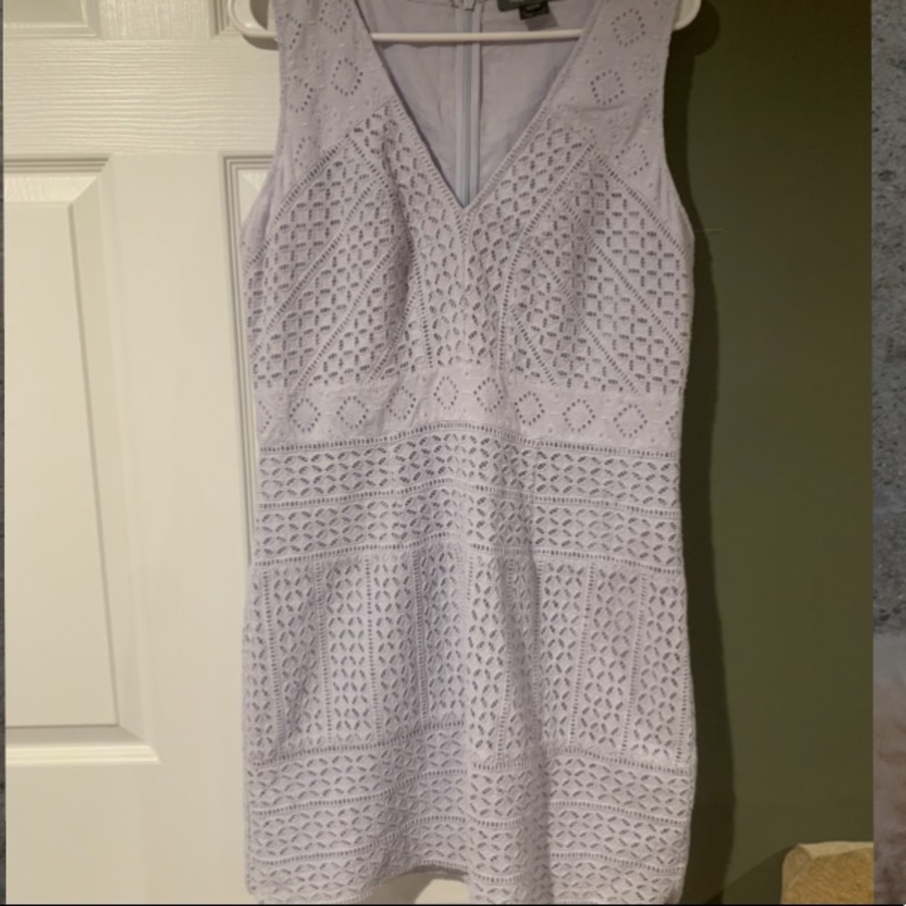 French Connection Lace V Neck Dress Size 10 NWT